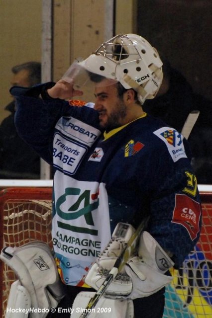 Photo hockey match Dijon  - Angers  le 10/01/2009