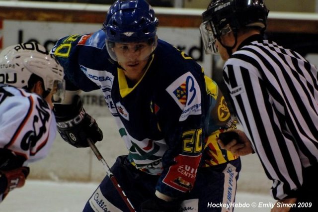 Photo hockey match Dijon  - Angers  le 10/01/2009
