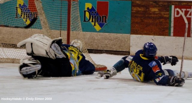 Photo hockey match Dijon  - Angers  le 10/01/2009