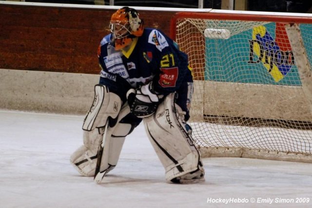 Photo hockey match Dijon  - Angers  le 10/01/2009