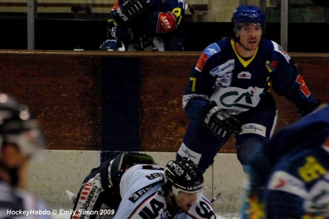 Photo hockey match Dijon  - Angers  le 10/01/2009