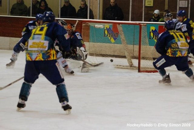 Photo hockey match Dijon  - Angers  le 10/01/2009