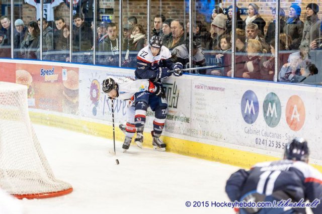 Photo hockey match Angers  - Briançon  le 28/02/2015