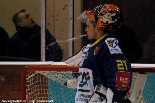 Photo hockey match Dijon  - Angers  le 10/01/2009
