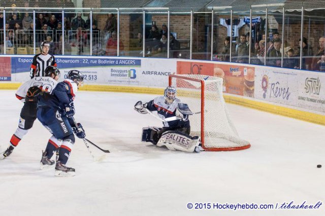 Photo hockey match Angers  - Briançon  le 28/02/2015