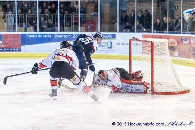 Photo hockey match Angers  - Briançon  le 28/02/2015