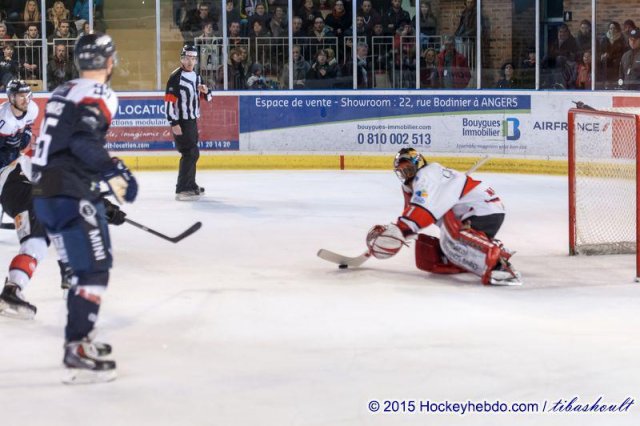 Photo hockey match Angers  - Briançon  le 28/02/2015