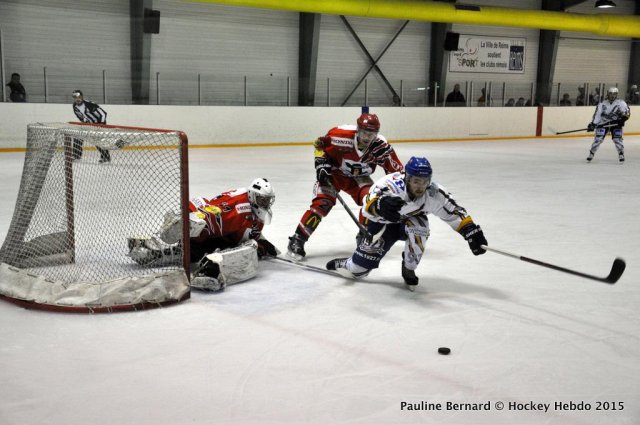 Photo hockey match Reims - Cholet  le 28/02/2015