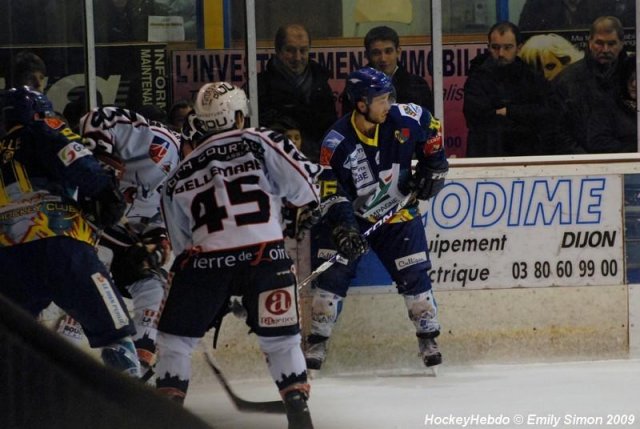 Photo hockey match Dijon  - Angers  le 10/01/2009