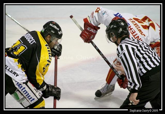Photo hockey match Rouen - Morzine-Avoriaz le 09/01/2009