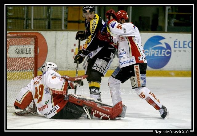 Photo hockey match Rouen - Morzine-Avoriaz le 09/01/2009