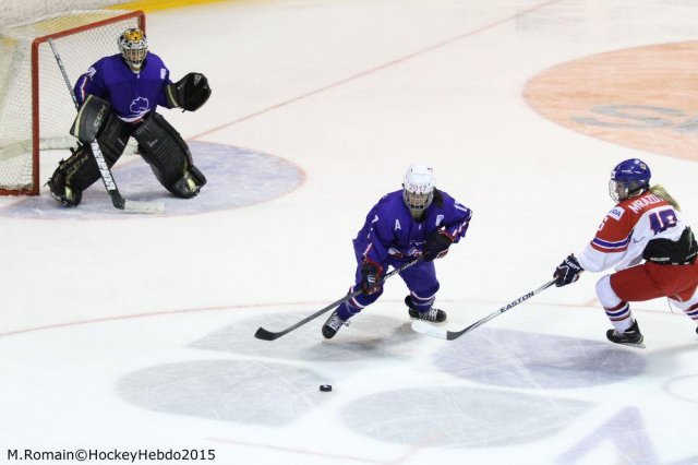 Photo hockey reportage Mondial féminin : Les Tchèques maîtrisent