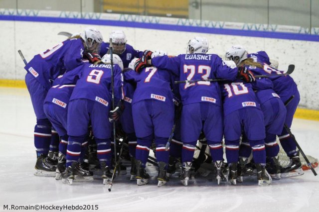 Photo hockey reportage Mondial Féminin - La France un peu courte.
