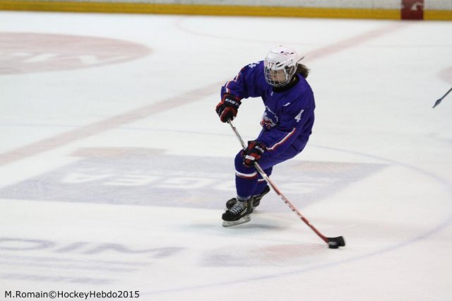 Photo hockey reportage Mondial Féminin - La France un peu courte.