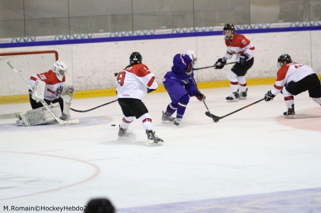 Photo hockey reportage Mondial Féminin - La France un peu courte.