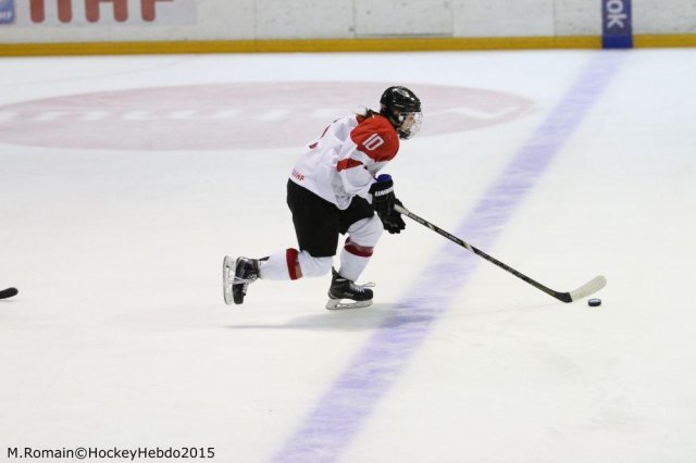 Photo hockey reportage Mondial Féminin - La France un peu courte.