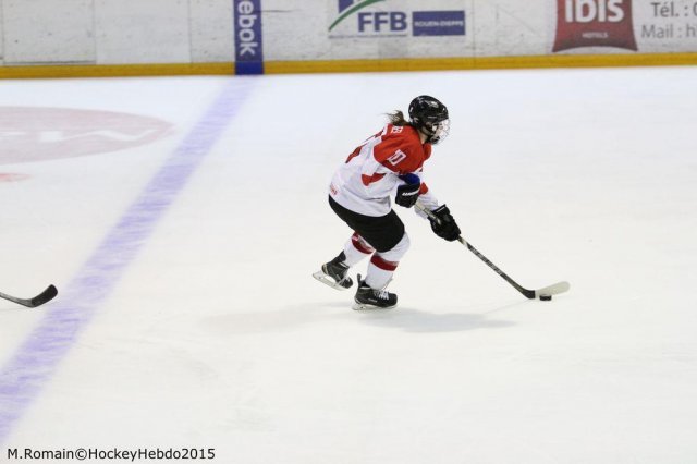 Photo hockey reportage Mondial Féminin - La France un peu courte.