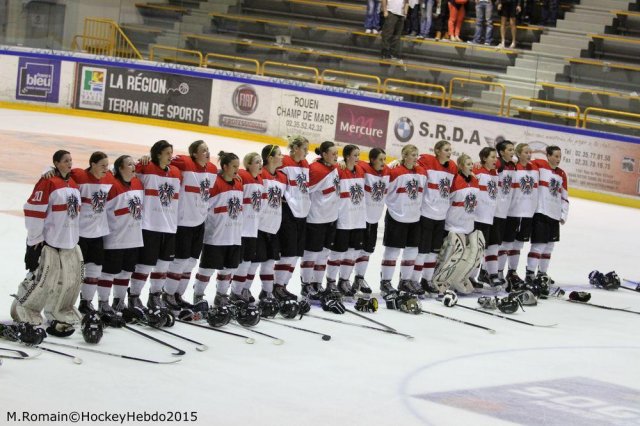 Photo hockey reportage Mondial Féminin - La France un peu courte.