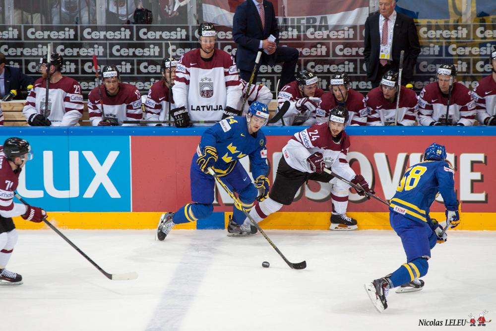 Lettonie 1 - 8 Sweden