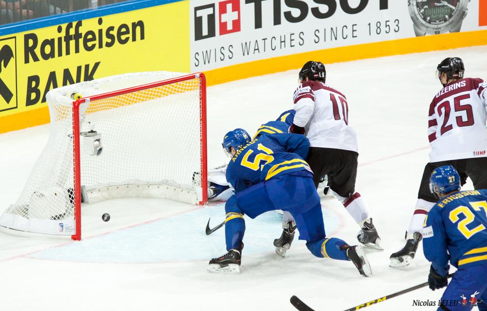 Lettonie 1 - 8 Sweden