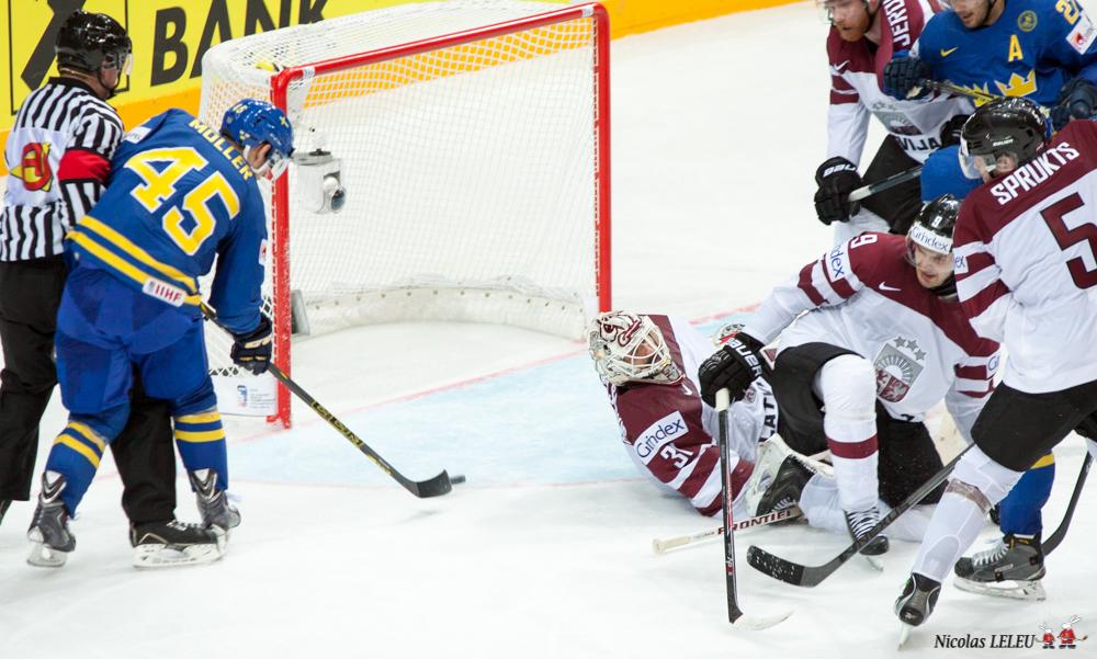 Lettonie 1 - 8 Sweden