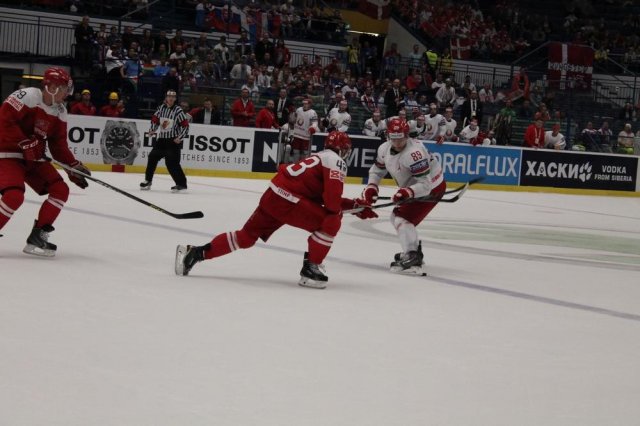 Photo hockey match Denmark - Belarus le 05/05/2015