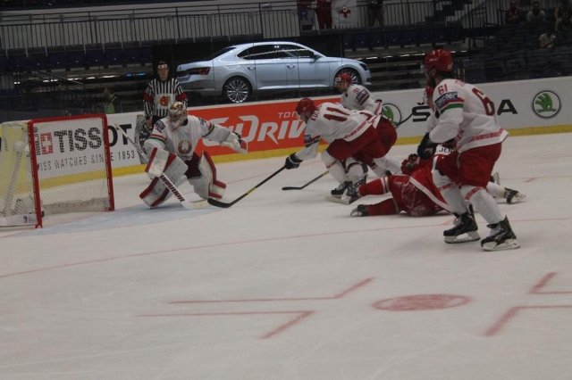 Photo hockey match Denmark - Belarus le 05/05/2015