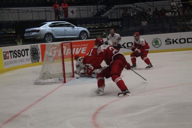 Photo hockey match Denmark - Belarus le 05/05/2015