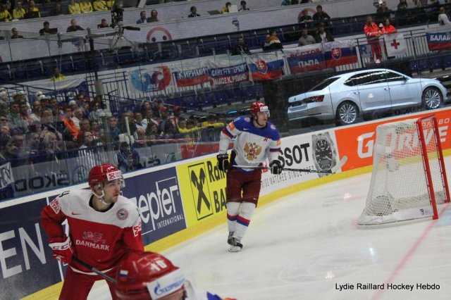 Photo hockey match Russia - Denmark le 06/05/2015