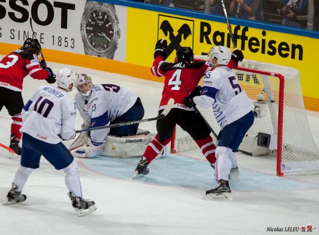 Photo hockey match France - Canada le 09/05/2015