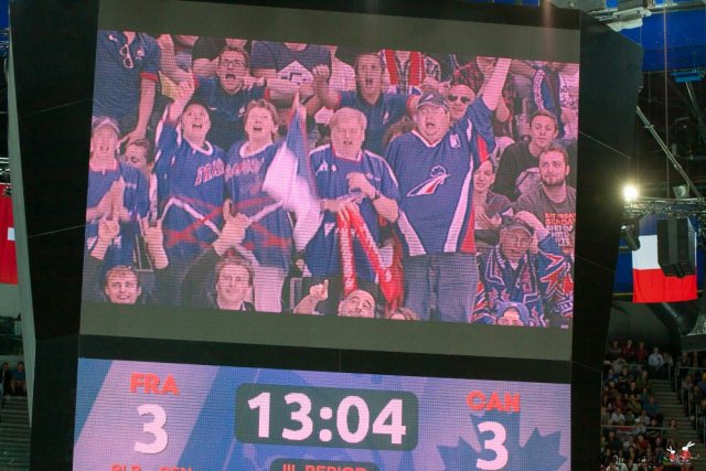 Photo hockey match France - Canada le 09/05/2015
