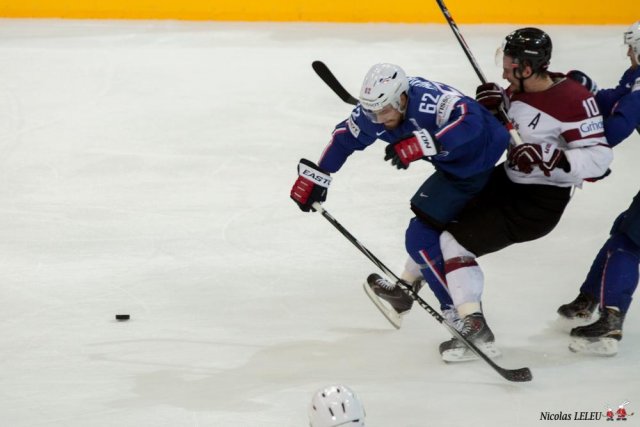 Photo hockey match Lettonie - France le 12/05/2015