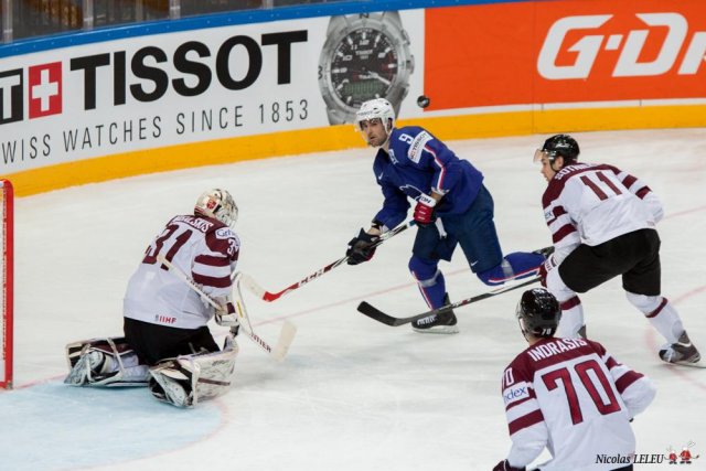 Photo hockey match Lettonie - France le 12/05/2015