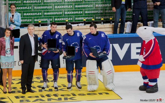 Photo hockey match Lettonie - France le 12/05/2015