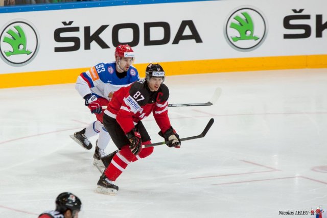 Photo hockey match Canada - Russia le 17/05/2015