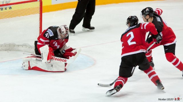 Photo hockey match Canada - Russia le 17/05/2015