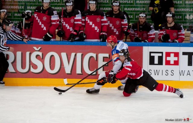 Photo hockey match Canada - Russia le 17/05/2015