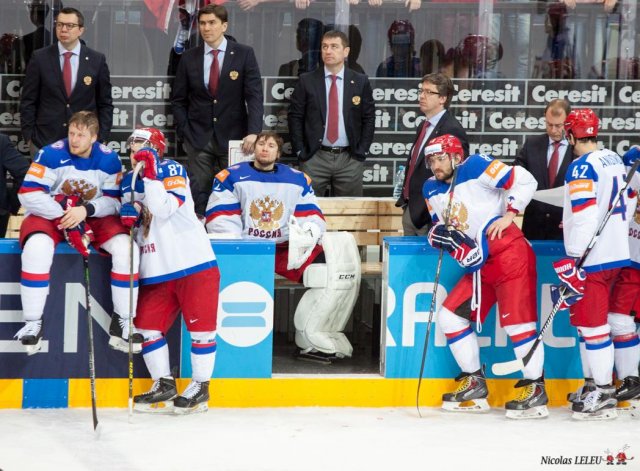 Photo hockey match Canada - Russia le 17/05/2015