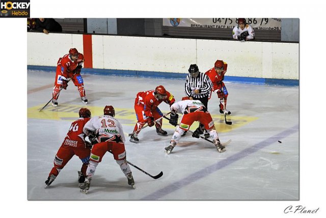 Photo hockey match Valence - Amnéville le 10/01/2009