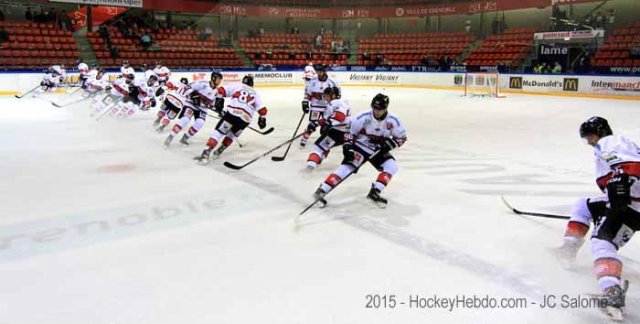 Photo hockey match Grenoble  - Briançon  le 08/09/2015