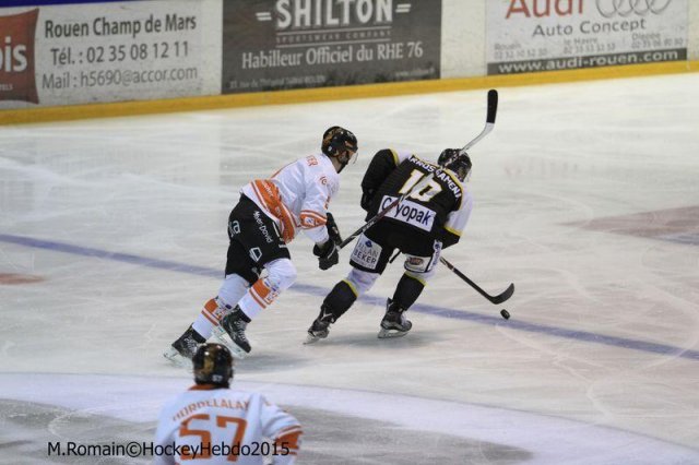 Photo hockey match Rouen - Epinal  le 08/09/2015