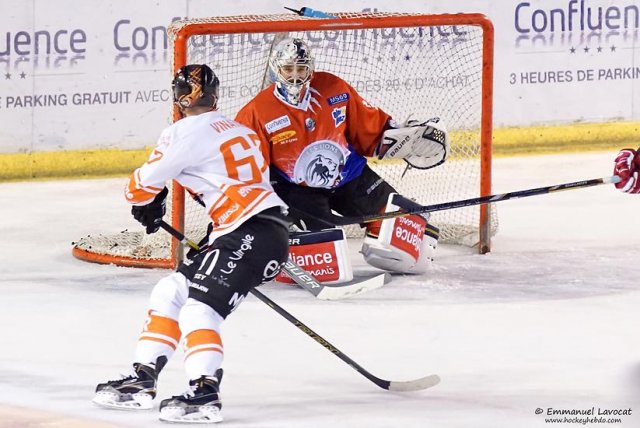 Photo hockey match Lyon - Epinal  le 19/09/2015