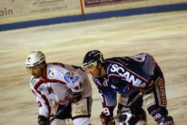 Photo hockey match Angers  - Briançon  le 13/01/2009