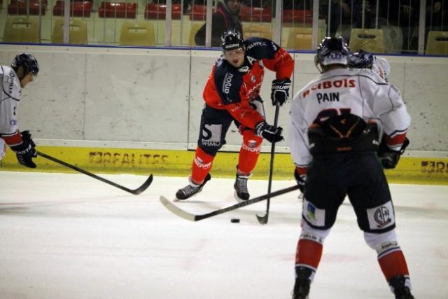 Photo hockey match Angers  - Caen  le 29/09/2015