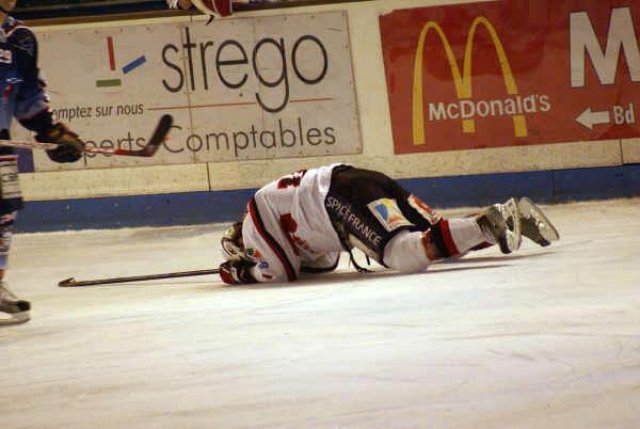 Photo hockey match Angers  - Briançon  le 13/01/2009