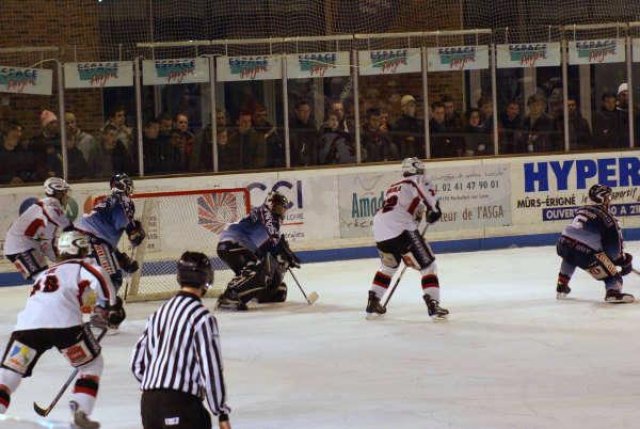 Photo hockey match Angers  - Briançon  le 13/01/2009