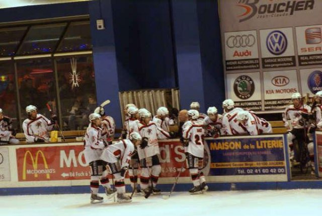 Photo hockey match Angers  - Briançon  le 13/01/2009