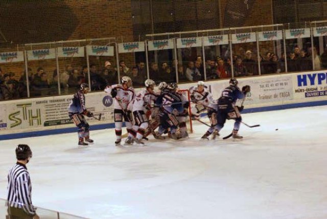 Photo hockey match Angers  - Briançon  le 13/01/2009