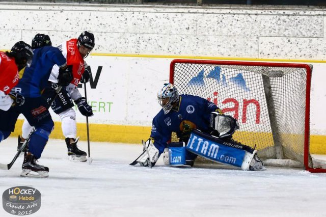 Photo hockey match Chamonix  - Angers  le 03/10/2015