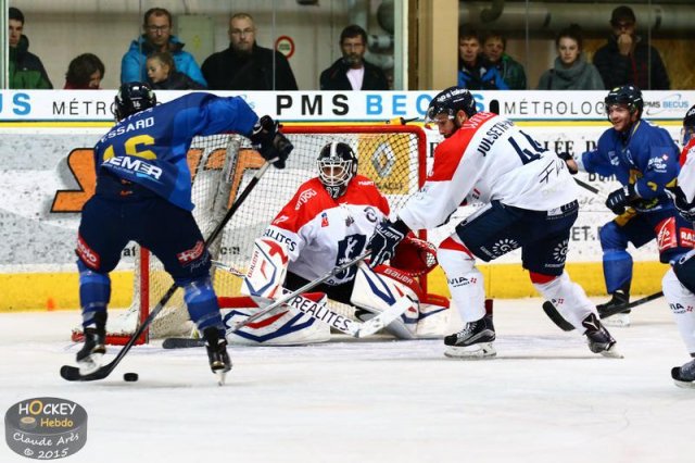 Photo hockey match Chamonix  - Angers  le 03/10/2015